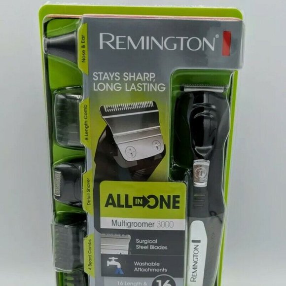 Remington Multigroomer 3000 All-In-One Beard Hair Grooming Kit Clipper Cordless - Picture 1 of 2